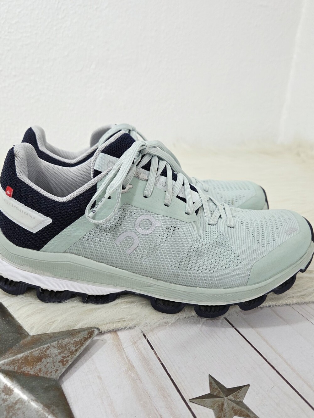 On Cloudsurfer 6 Women’s Running Shoes sneakers fennel ink mint green blu size 7 - Picture 4 of 10